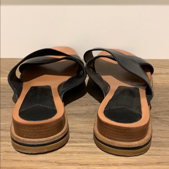 Derek Lam summer leather cross over sandals - Picture 4 of 6